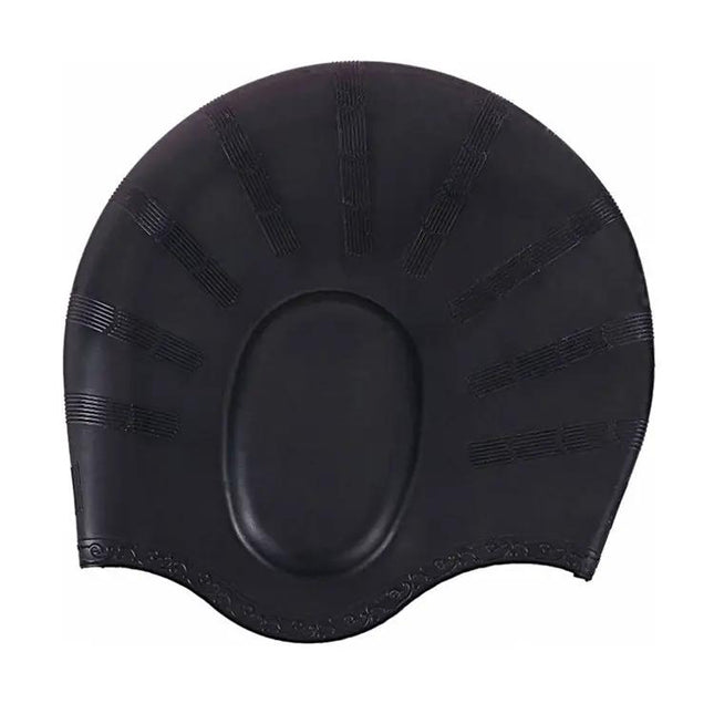 Long Hair Silicone Swimming Cap Waterproof For Adults