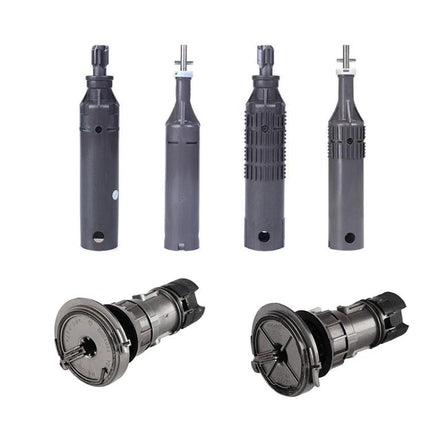 Replacement Direct Drive Suction Head Parts for Dyson Vacuums - black replacement parts set for V6 V7 V8 V10 models, direct drive suction head components