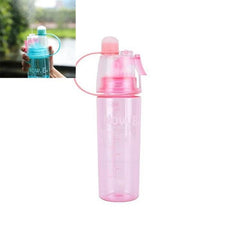 Portable Creative Hydration Spray Bottle - Summer Sports & Beauty Cup with Lid