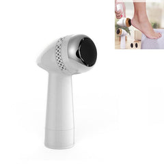 Rechargeable Electric Foot Peeler with Automatic Vacuum and Grinding Function Silver 1200mAh