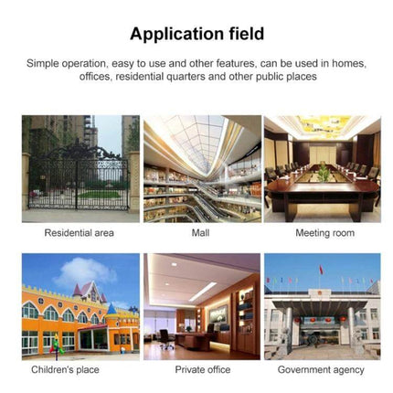 Durable Waterproof Access Control Card Reader for Secure Entry Systems installed at residential gate, mall, meeting room and government agency
