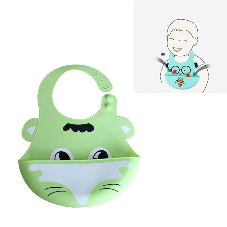 Silicone Waterproof Feeding Bib for Babies and Toddlers