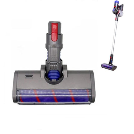 Dyson Compatible Electric Floor Brush for Daily Home Cleaning - 180° flexible motorized brush head for wood, tile, marble and carpet