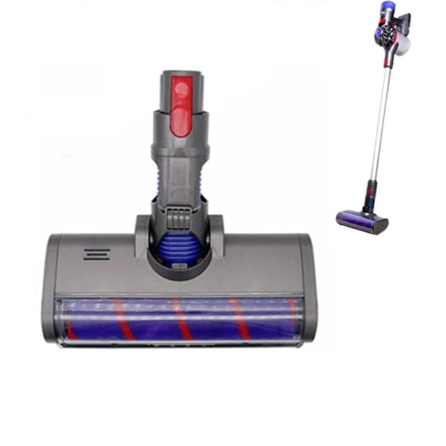 Dyson Compatible Electric Floor Brush for Daily Home Cleaning - 180° flexible motorized brush head for wood, tile, marble and carpet
