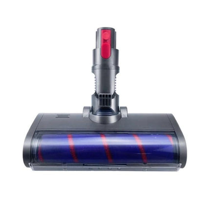 Dyson Compatible Electric Floor Brush for Daily Home Cleaning shown front view on white background, 180° swivel roller head preventing hair tangles