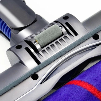 Dyson Compatible Electric Floor Brush for Daily Home Cleaning showing swivel head, anti-tangle roller and soft pad for wood, tile, marble and carpet