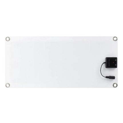 Waveshare 10W Semi-Flexible Solar Panel for Outdoor Charging white semi-flexible panel with USB charging module and corner grommets