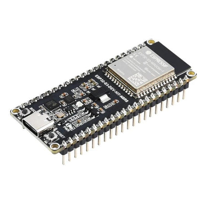 Waveshare ESP32-S3 Development Board for IoT Projects compact black dev board with USB-C and pin headers for prototyping wireless IoT devices