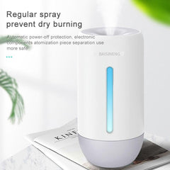 Mini USB Humidifier with Colorful Night Light - Silent Aromatherapy Diffuser for Home and Car