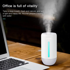 Mini USB Humidifier with Colorful Night Light - Silent Aromatherapy Diffuser for Home and Car