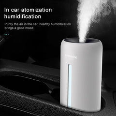 Mini USB Humidifier with Colorful Night Light - Silent Aromatherapy Diffuser for Home and Car