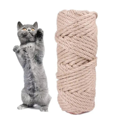 Sisal Hemp Rope for Cats' Everyday Scratching and Play