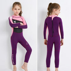 Traje de buceo para niños DIVE &amp; SAIL WS-18818 Traje de baño de una pieza cálido para hacer esnórquel y surfear antimedusas