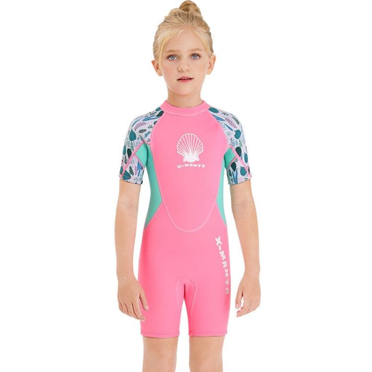 DIVE &amp; SAIL M150656K Traje de buceo para niños de 2,5 mm, de una pieza, cálido, de manga corta, resistente al frío, para hacer esnórquel y surf, antimedusas