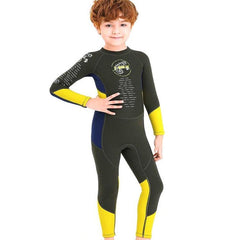 Children's 2.5mm Long-Sleeved Wetsuit - Warm Anti-Jellyfish Snorkeling & Surfing Suit by DIVE & SAIL