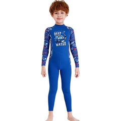 Kids' UV Protection Long Sleeve Quick-Dry Swim Suit for Diving and Water Activities