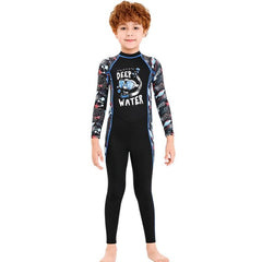 Kids' UV Protection Long Sleeve Quick-Dry Swim Suit for Diving and Water Activities