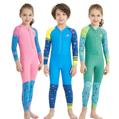 Kids' UV Protection One-Piece Diving Suit - DIVE & SAIL LS-18822