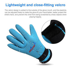 Kids' 3mm Neoprene Diving Gloves for Swimming and Snorkeling - Scratch-Proof and Warm