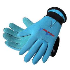 Kids' 3mm Neoprene Diving Gloves for Swimming and Snorkeling - Scratch-Proof and Warm