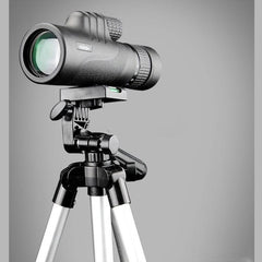 Telescopio de alta potencia HD con visión nocturna y poca luz con zoom continuo FEIRSH 6-18X42 de un solo tubo