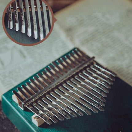 Compact Kalimba for Everyday Music Enjoyment at Home - portable mahogany thumb piano with numbered metal tines for clear, resonant tones and easy at-home play