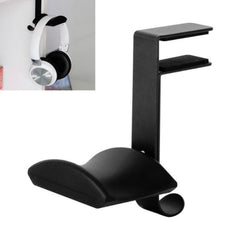 Desktop Headset Storage Hanger with PU Cushion and Anti-Drop Design