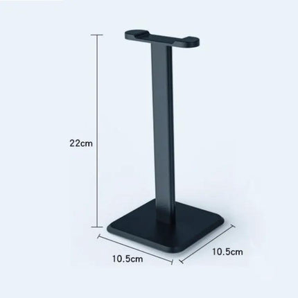 Compact Aluminum Headphone Stand For Shared Desks