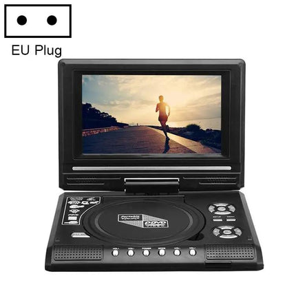 Compact 7.8-Inch Portable DVD Player with TV and USB Support
