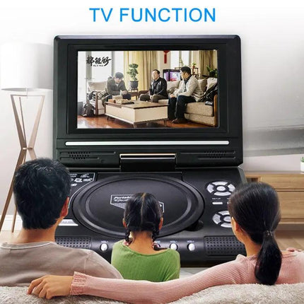 Compact 7.8-Inch Portable DVD Player with TV and USB Support