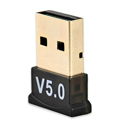 USB Bluetooth Adapter for Wireless Computer Connectivity and Devices - compact Bluetooth V5.0 USB dongle for desktops and laptops, 20m range