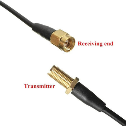 GPS Signal Amplifier for Improved Car Navigation Reception - 5m antenna cable with gold SMA transmitter and receiving end for vehicle installation