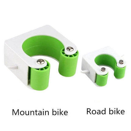Bicycle Parking Buckle Wall Mount For Safe Bike Parking - PV polycarbonate wall mount for mountain and road bikes, space-saving indoor bike organizer