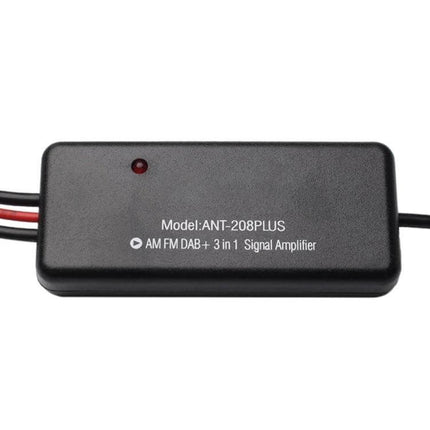 Cheyoule Universal Car Antenna for FM AM DAB Signal Amplifier small black inline signal amplifier module for improved radio reception