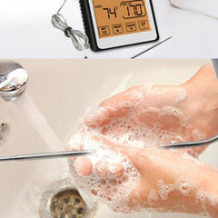 Smart Dual Probe Color Screen Kitchen Thermometer with Alarm Function