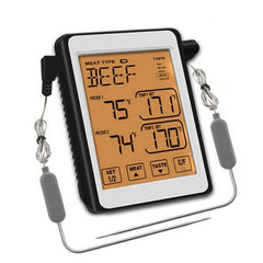 Smart Dual Probe Color Screen Kitchen Thermometer with Alarm Function