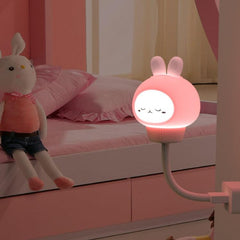 Cute LED USB Night Lamp for Bedroom - Eye Protection Bedside Light with Remote Control