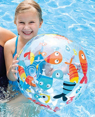 Pelota de playa inflable para niños, juguetes acuáticos y de natación para educación temprana, color aleatorio, entrega