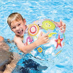 Pelota de playa inflable para niños, juguetes acuáticos y de natación para educación temprana, color aleatorio, entrega