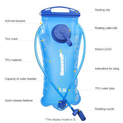 Rhinowalk 2L/3L Outdoor Hydration Pack - Full Opening Cycling Water Reservoir