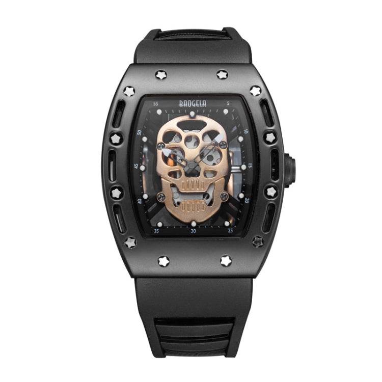 BAOGELA 1612 Skull Silicone Mens Waterproof Sports Watch