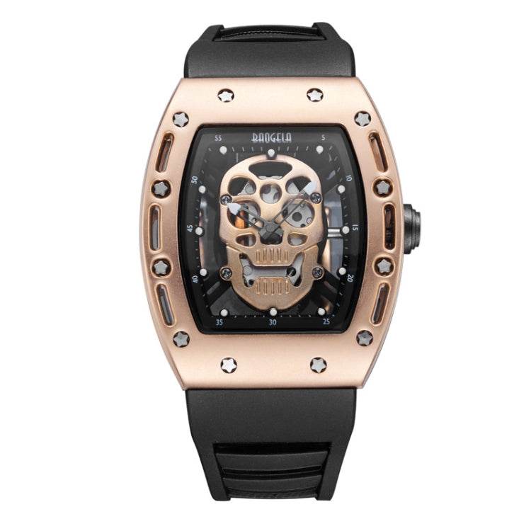 BAOGELA 1612 Skull Silicone Mens Waterproof Sports Watch