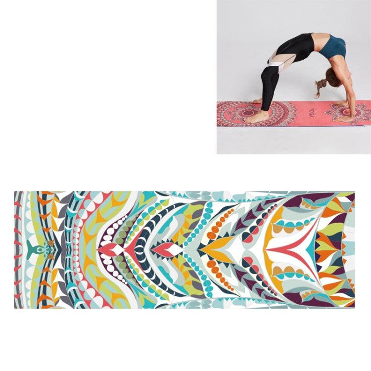 Eco-Friendly Portable Yoga Mat Towel with Non-Slip Design, Size: 185 x 63cm