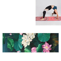 Eco-Friendly Portable Yoga Mat Towel with Non-Slip Design, Size: 185 x 63cm