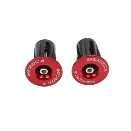 Bike Bar End Plugs For 22 To 24mm Handlebar Fit Aluminum - red anodized aluminum alloy bar end caps with plastic expansion inserts