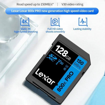 Lexar 64GB High-Speed SD Card for Professional SLR Cameras – reliable high-speed storage for 4K video and burst photography