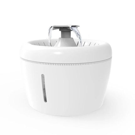 Daily Pet Water Dispenser for Home Hydration Needs - white tabletop fountain with quadruple filtration for steady fresh water