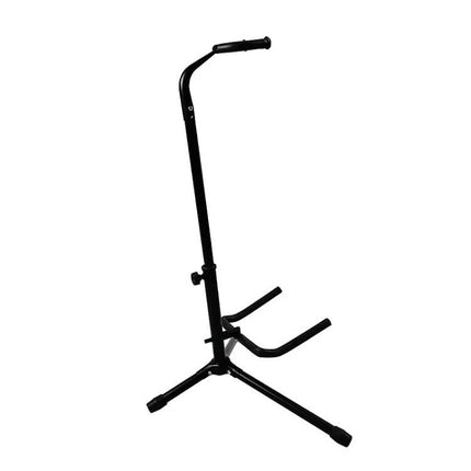 Folding Stand for Holding Guitars During Home PracticeSessions - black folding guitar stand for table or floor use