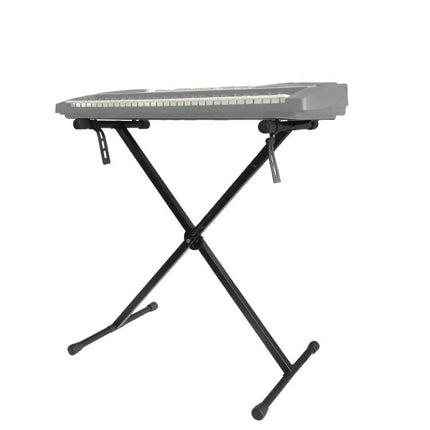 A Reliable Stand for Electronic Organ Practice at Home – adjustable X-style keyboard stand for steady home practice, seven-height settings, compact and portable