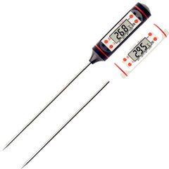 Set of 3 Pen-Style Digital Thermometers for Food, Liquid, and Barbecue with Stainless Steel Probes